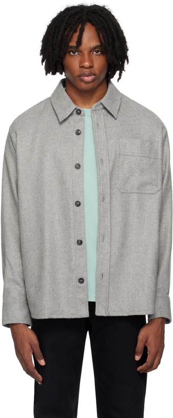 Photo: A.P.C. Gray Basile Shirt