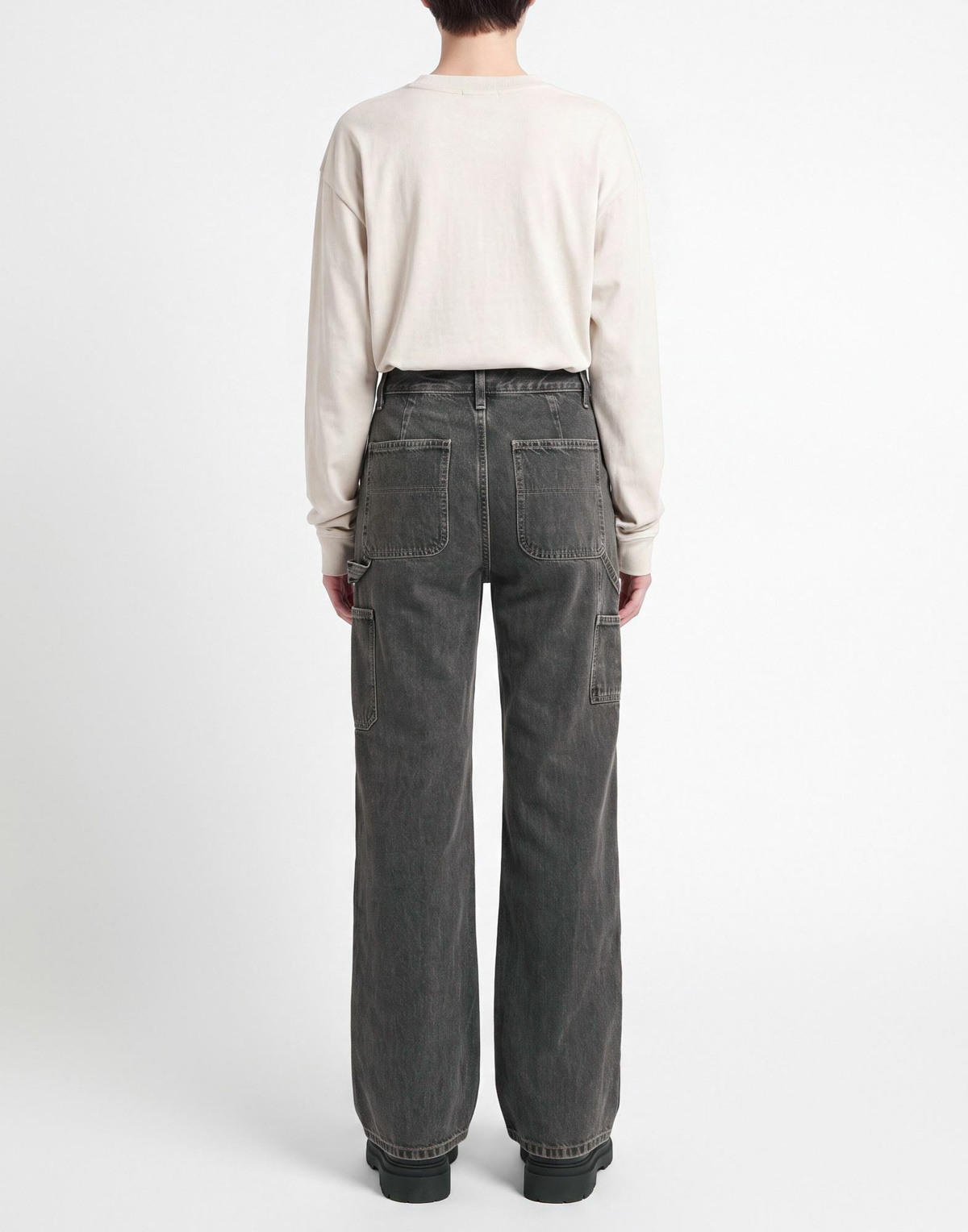 Helmut Lang Womens Jeans in Black