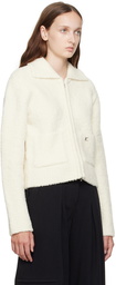 LOW CLASSIC Off-White Zip-Up Jacket