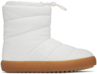 APRÈS Research SSENSE Exclusive White Beta Boots