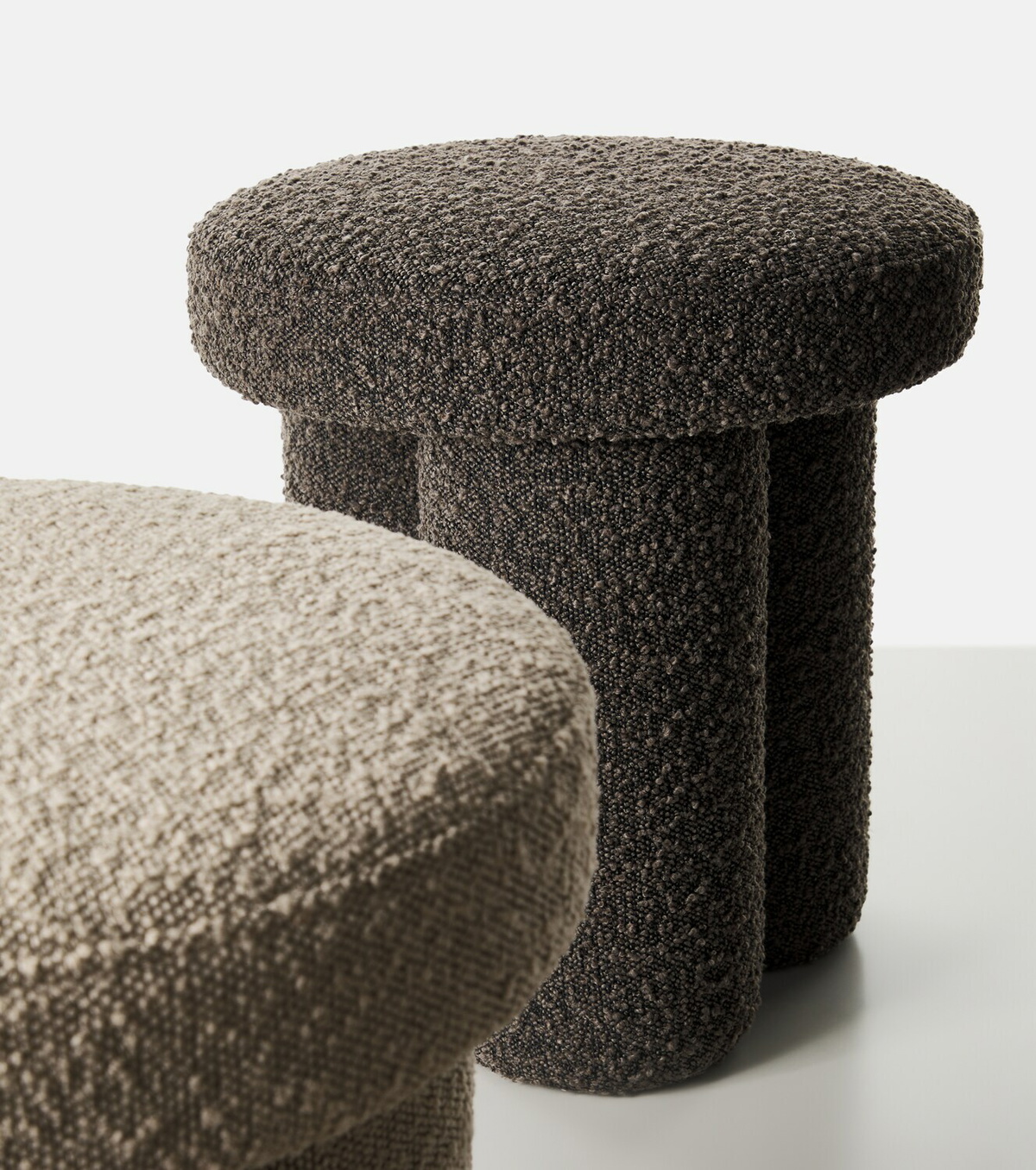 101 Copenhagen Big Foot bouclé stool