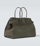 The Row Soft Margaux 17 leather tote bag