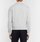 Mr P. - Loopback Cotton-Jersey Half-Zip Sweatshirt - Gray