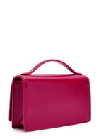 Marc Jacobs The Glam Mirror Mini Glossed Leather Cross-body bag - Pink - One Size