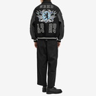 Neighborhood Men's Stadium Jacket in Black×White