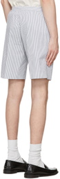 Harmony Blue Cotton Shorts