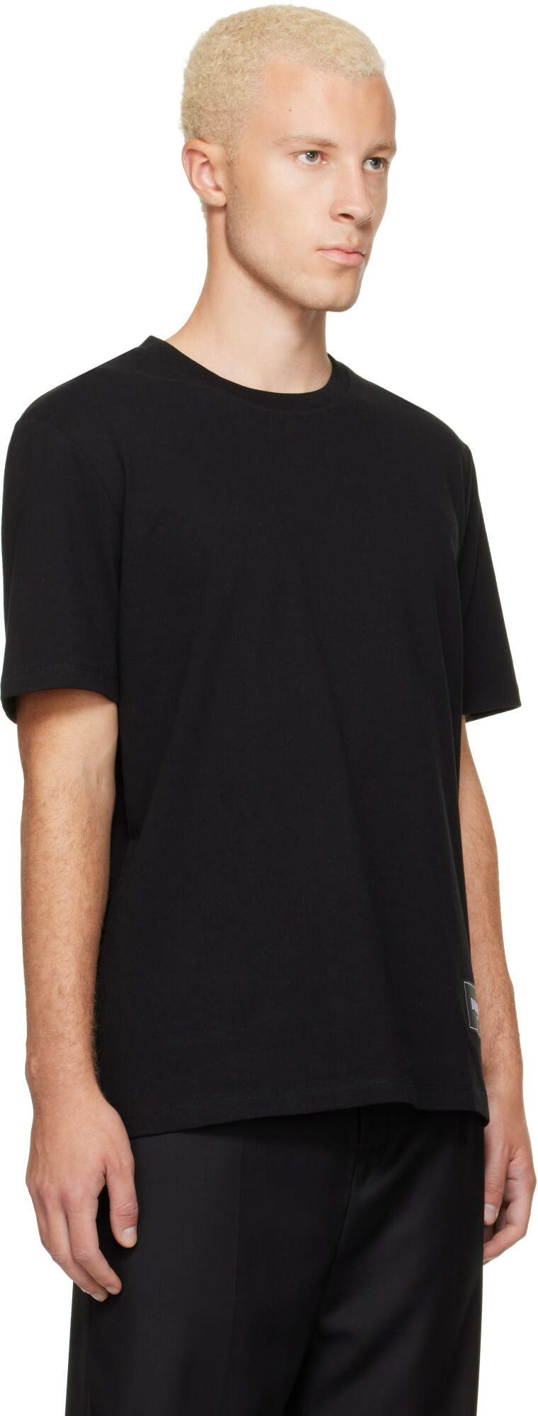 BALMAIN Two-Pack Black 'Balmain Vintage' T-shirts