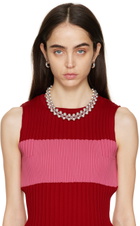 Lorette Colé Duprat Silver Trinity Ras De Cou Necklace