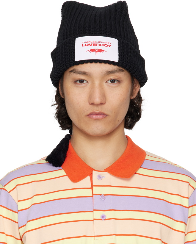 Photo: Charles Jeffrey LOVERBOY Black Sloppy Giuseppe Beanie
