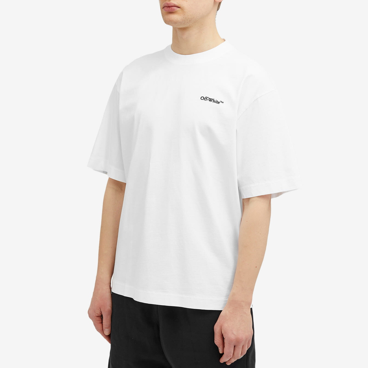 【Off-White】 Skate 半袖Tシャツ（送料込み） Off-White Off Stamp Skate Tシャツ | ブラック | FARFETCH JP