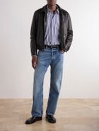 AGOLDE - Magnus Straight-Leg Distressed Organic Cotton Jeans - Blue