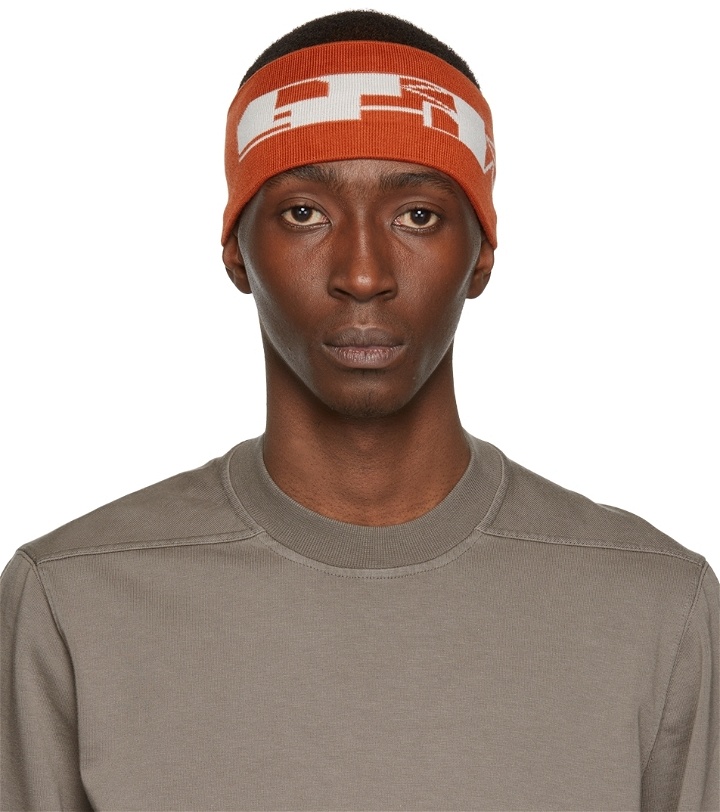 Photo: Rick Owens DRKSHDW Orange Logo Headband