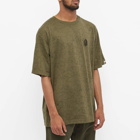 A Bathing Ape Men's Line 1st Camo Washed Relaxed Fit T-Shirt in Olive Drab