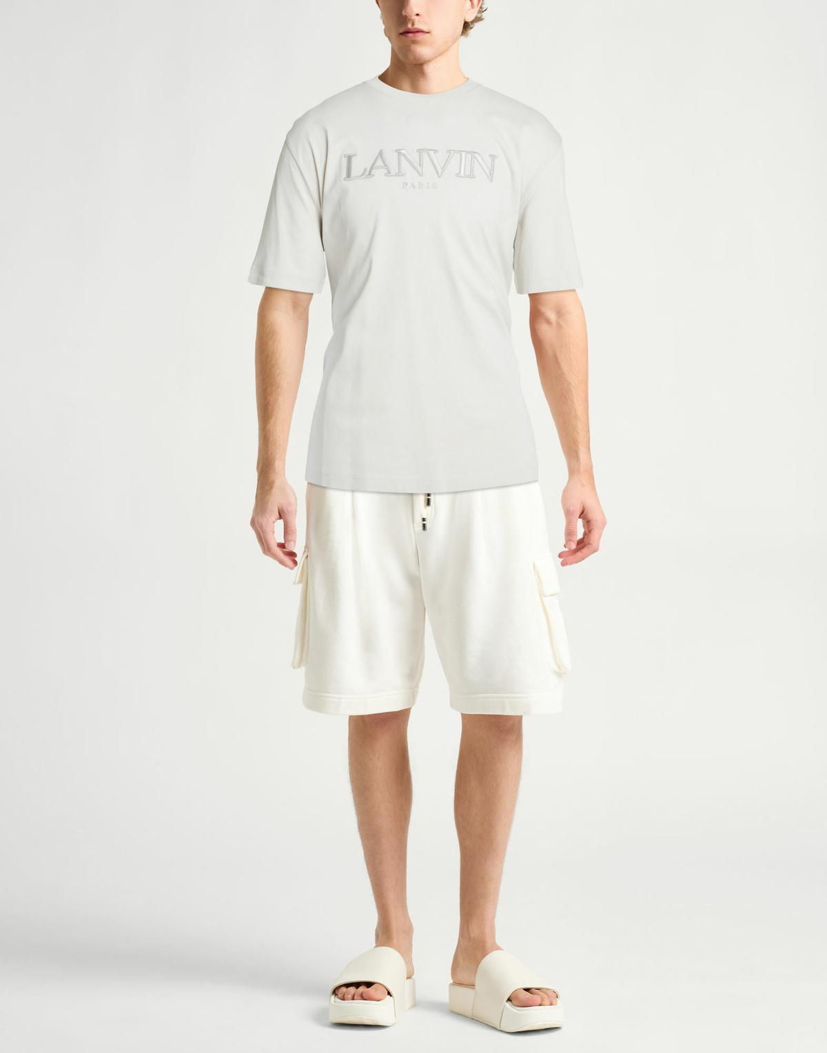 Lanvin Mens T-shirt Light in Grey
