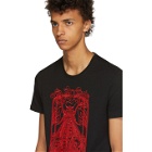Alexander McQueen Black Moth Skull T-Shirt