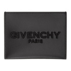 Givenchy Black Embroidered Logo Card Holder