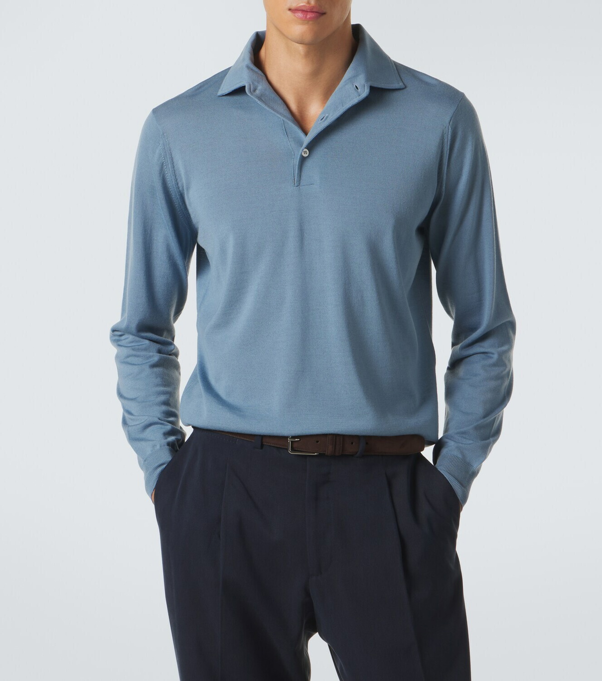 Lardini Wool polo sweater