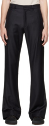 AARON ESH Black Puddle Trousers