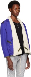 Greg Lauren Blue Reversible Jacket