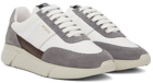 Axel Arigato SSENSE Exclusive White & Gray Genesis Vintage Runner Sneakers