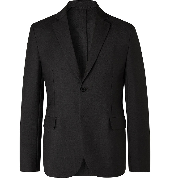 Photo: Acne Studios - Slim-Fit Unstructured Wool and Mohair-Blend Blazer - Black