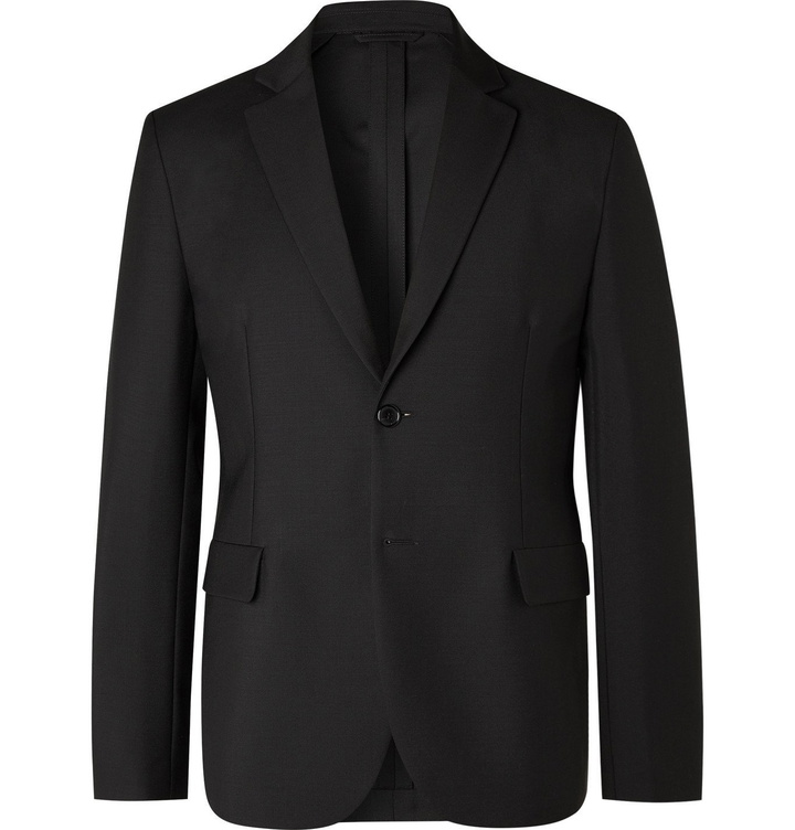 Photo: Acne Studios - Slim-Fit Unstructured Wool and Mohair-Blend Blazer - Black