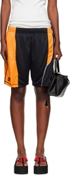 Martine Rose Black & Yellow Collage Football Shorts
