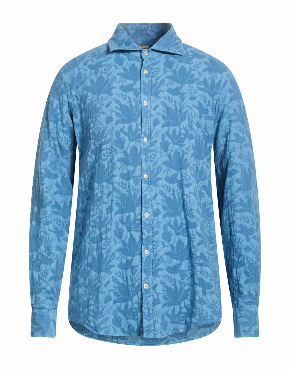 Massimo Alba Mens Shirt Light in Blue