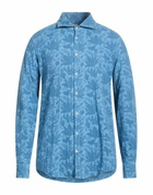 Massimo Alba Mens Shirt Light in Blue