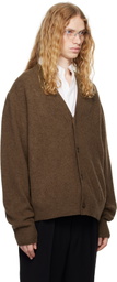 RAINMAKER KYOTO Brown Oneside Raglan Sleeve Cardigan