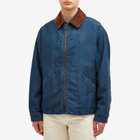 Loewe Men's Workwear Bomber Jacket in Indigo Blue