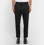 Berluti - Black Slim-Fit Pleated Twill Trousers - Men - Black