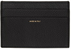 Paul Smith Black Signature Stripe Trim Card Holder