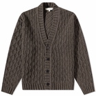 mfpen Men's Fence Cardigan in Brown