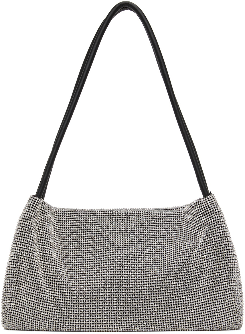 Staud Silver Penny Crystal Bag Staud