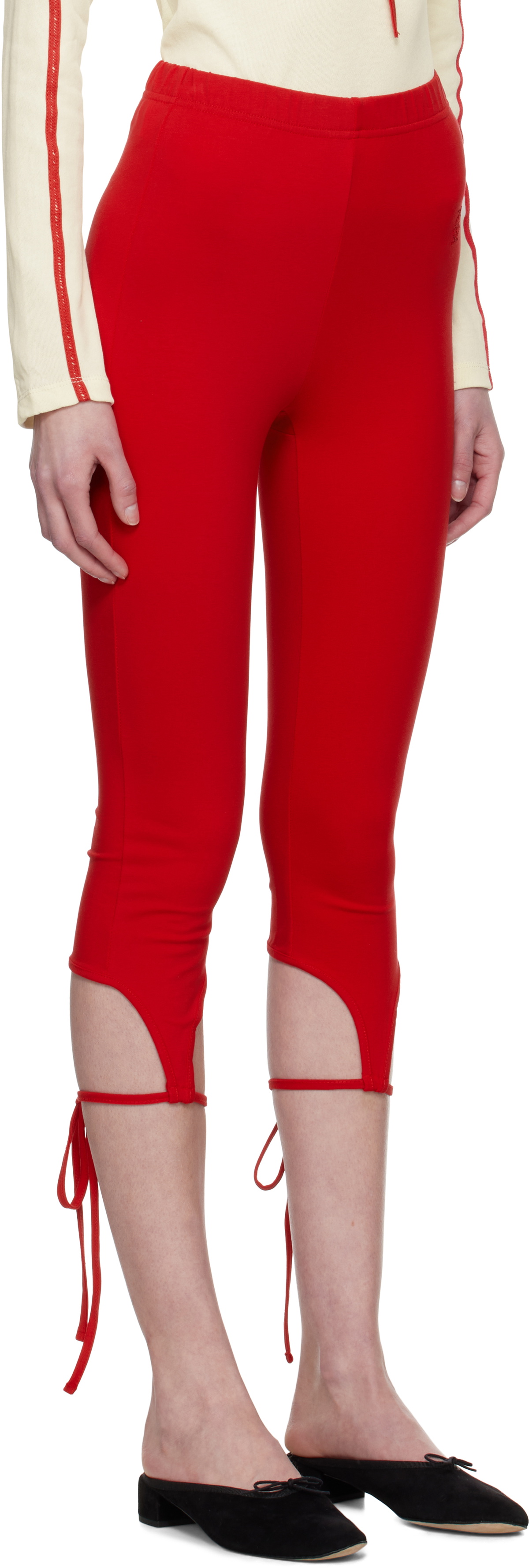 Kijun Red Capri Leggings