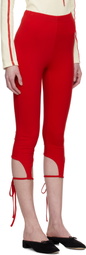 Kijun Red Capri Leggings