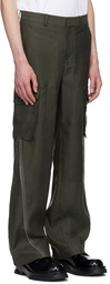 Helmut Lang Khaki Expansion Panel Cargo Pants