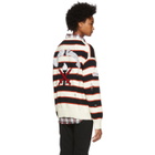 Opening Ceremony White Stripe Varsity Sweater