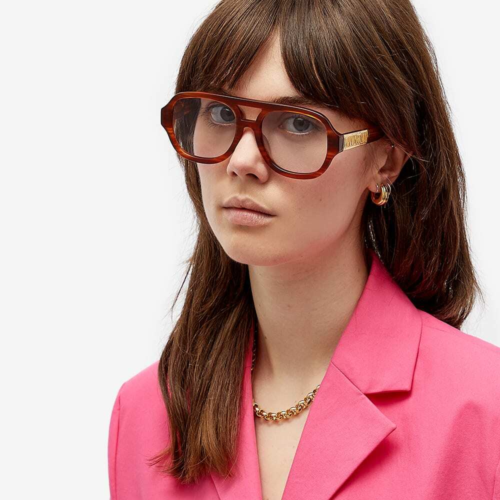 Poppy Lissiman Women's Jimbob Aviator Sunglasses in Brushed Torti