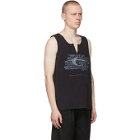 C2H4 Black My Own Private Planet Layered Literal Tank Top