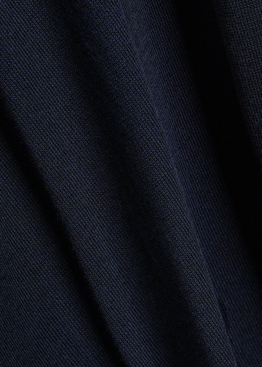 Lardini Fine-knit Cotton T-shirt Navy