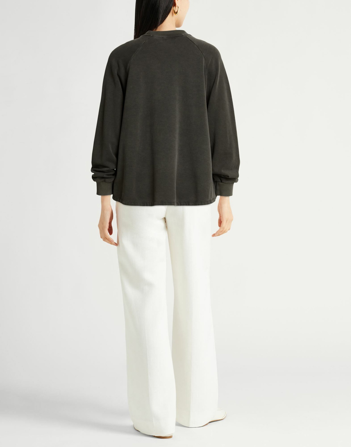 Crossley Womens Sweatshirt Military in Green