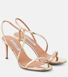 Aquazzura Sleek 75 leather sandals