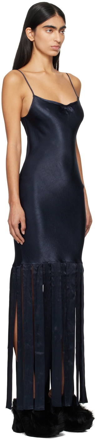 Eckhaus Latta Navy Gloam Maxi Dress