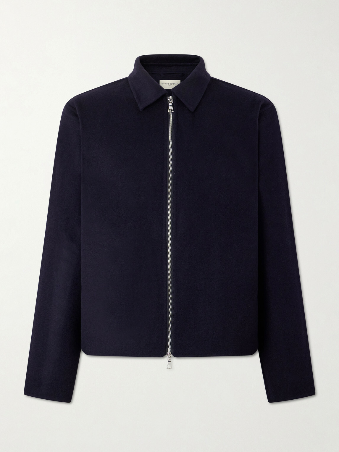 Officine Générale - Mazir Wool Bomber Jacket - Blue