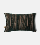 The House of Lyria Abibo mohair, cotton, and wool-blend cushion