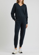 Crush Cashmere Faro Chill Cashmere Sweatpants Navy