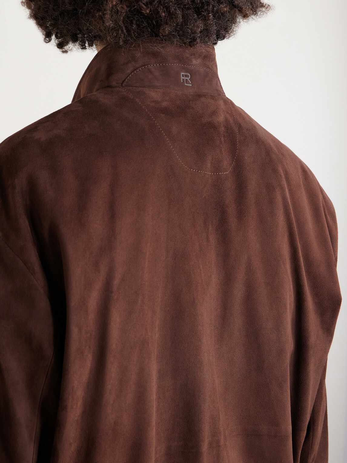 Ralph Lauren Purple label - Suede Bomber Jacket - Brown