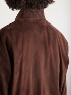 Ralph Lauren Purple label - Suede Bomber Jacket - Brown